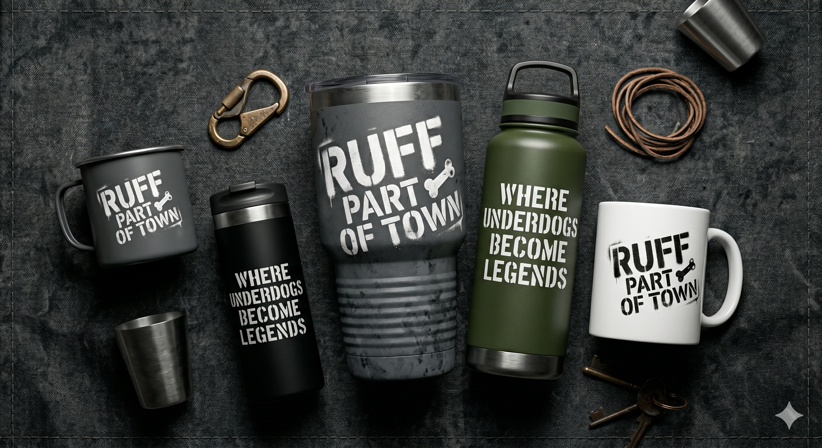 Ruff Part of Town Drinkware