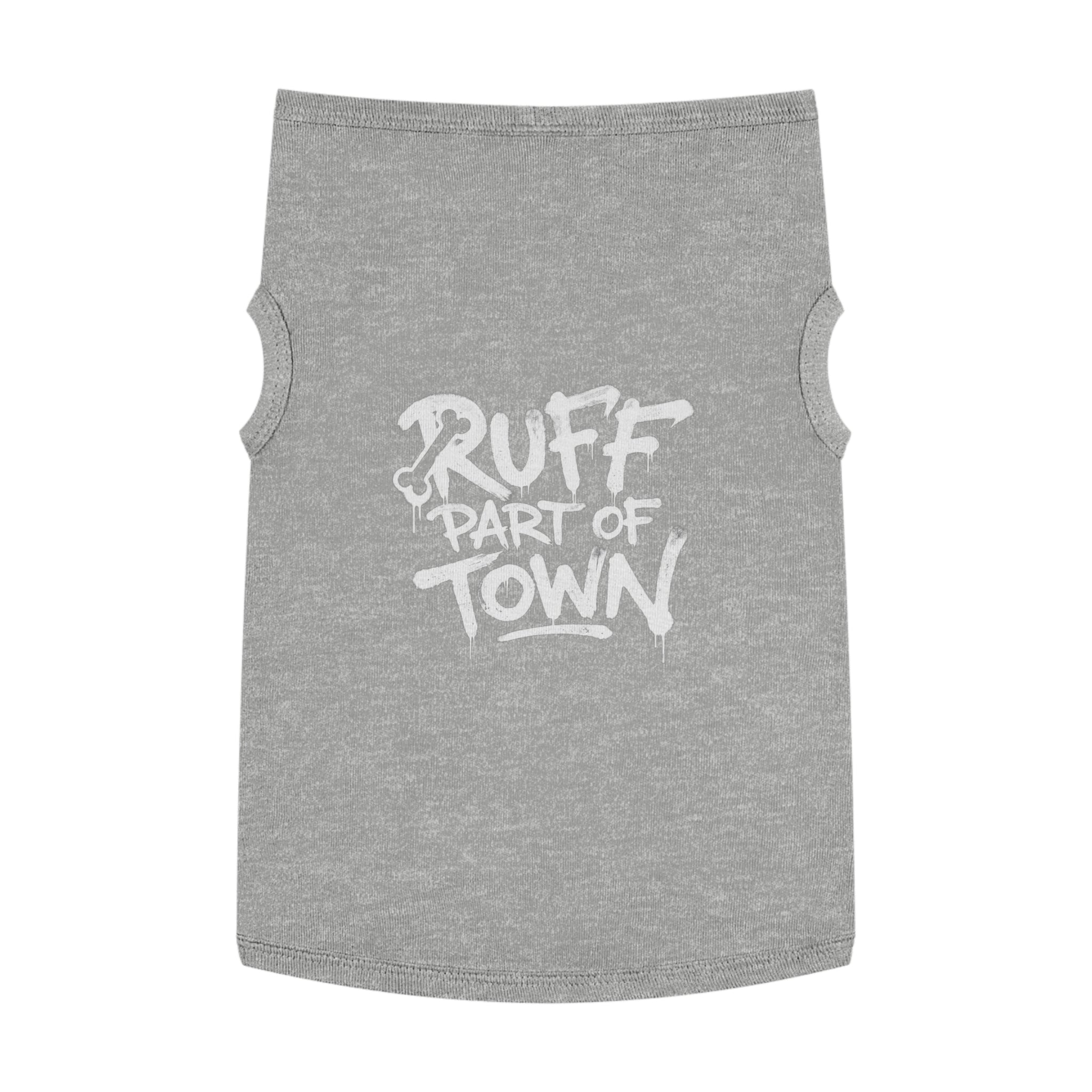 Pet Tank — “Ruff Part of Town” Graffiti Dog Tank Top