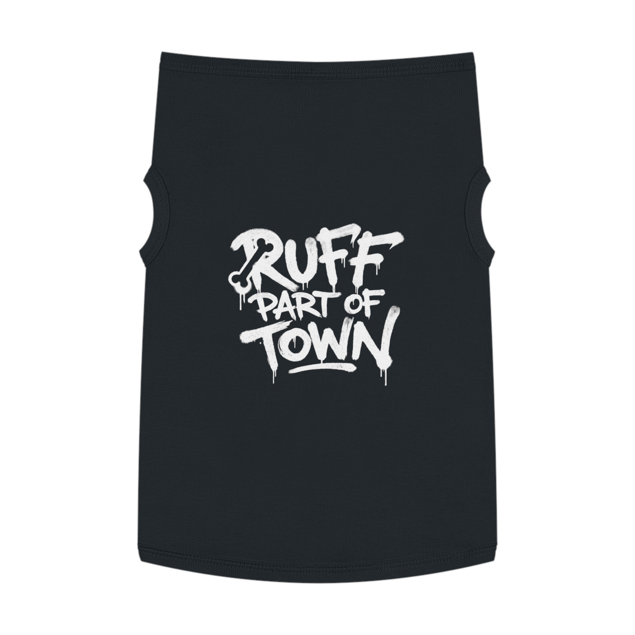 Pet Tank — “Ruff Part of Town” Graffiti Dog Tank Top