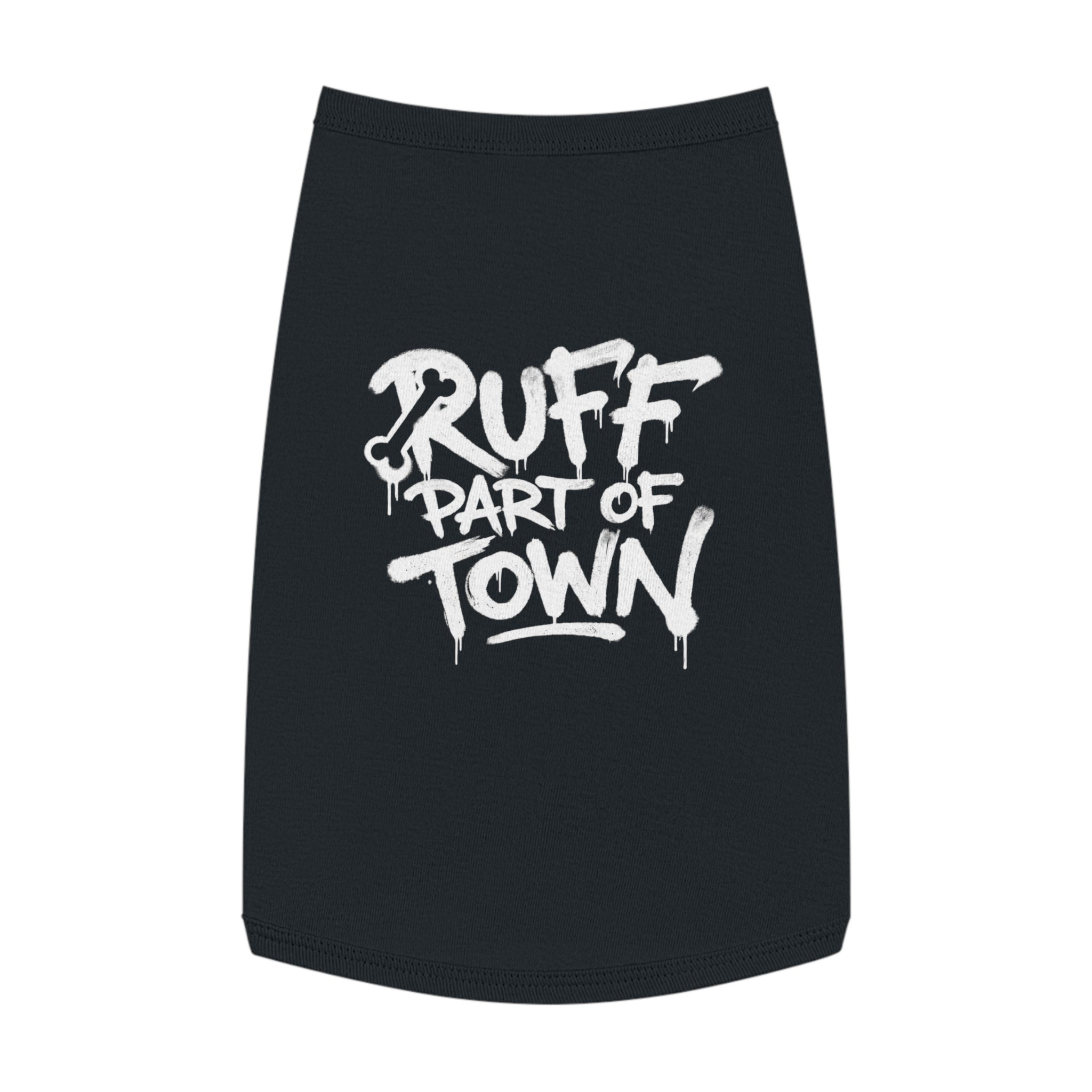 Pet Tank — “Ruff Part of Town” Graffiti Dog Tank Top
