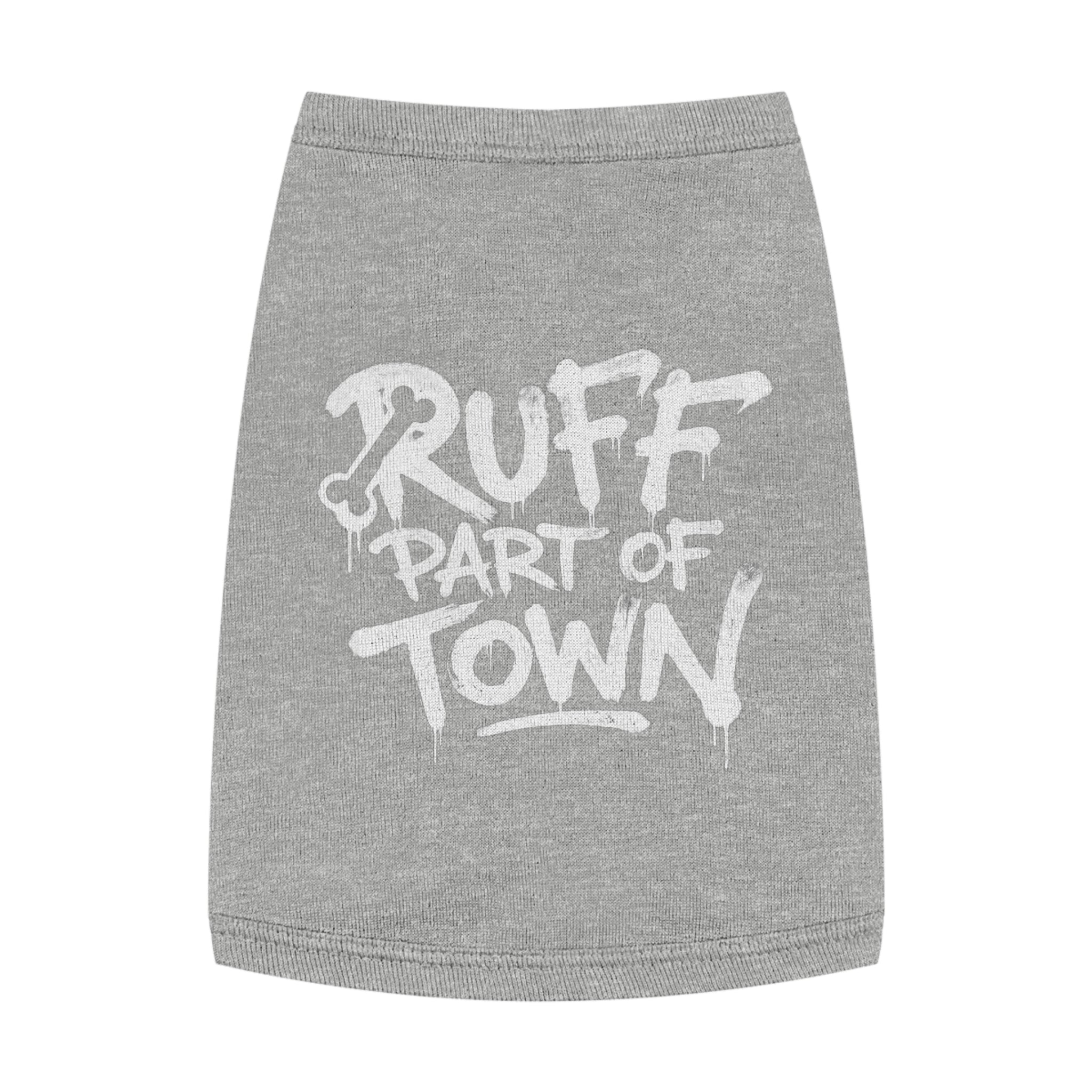 Pet Tank — “Ruff Part of Town” Graffiti Dog Tank Top