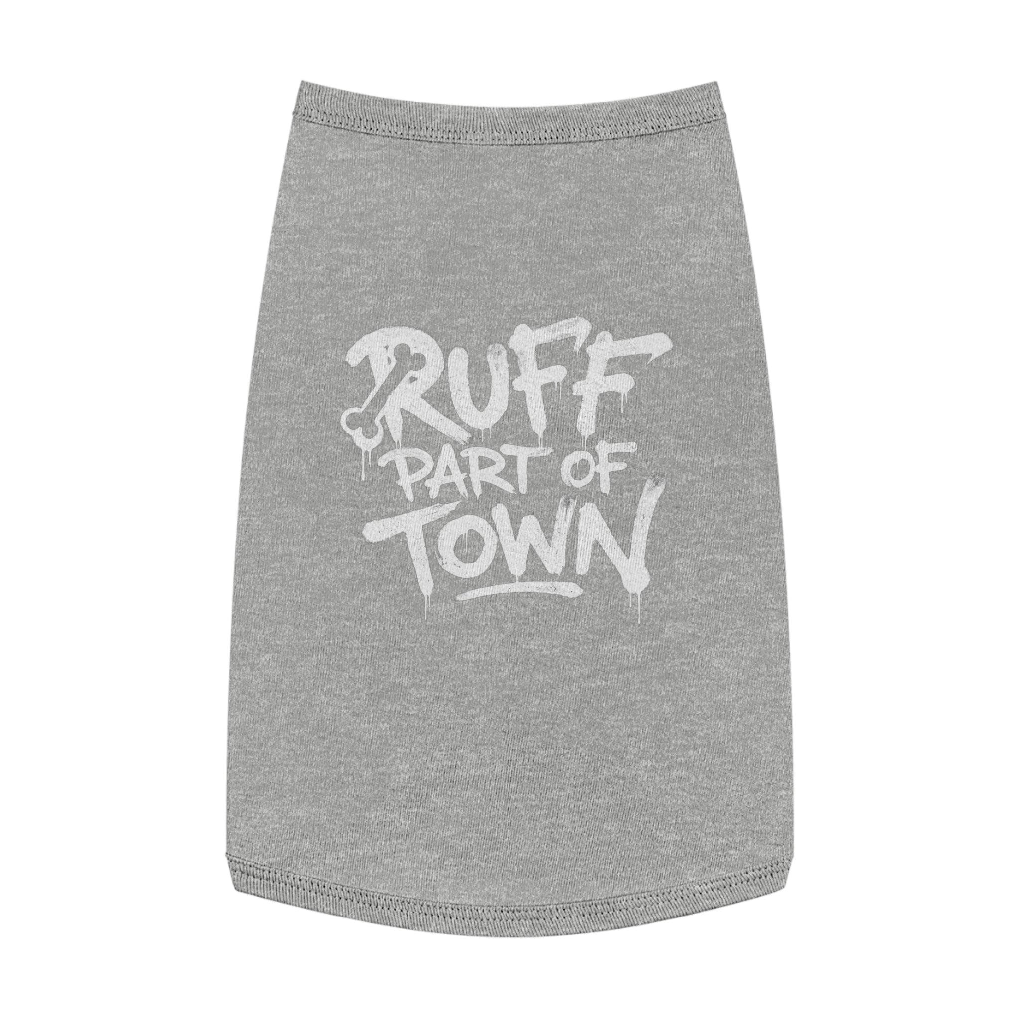 Pet Tank — “Ruff Part of Town” Graffiti Dog Tank Top