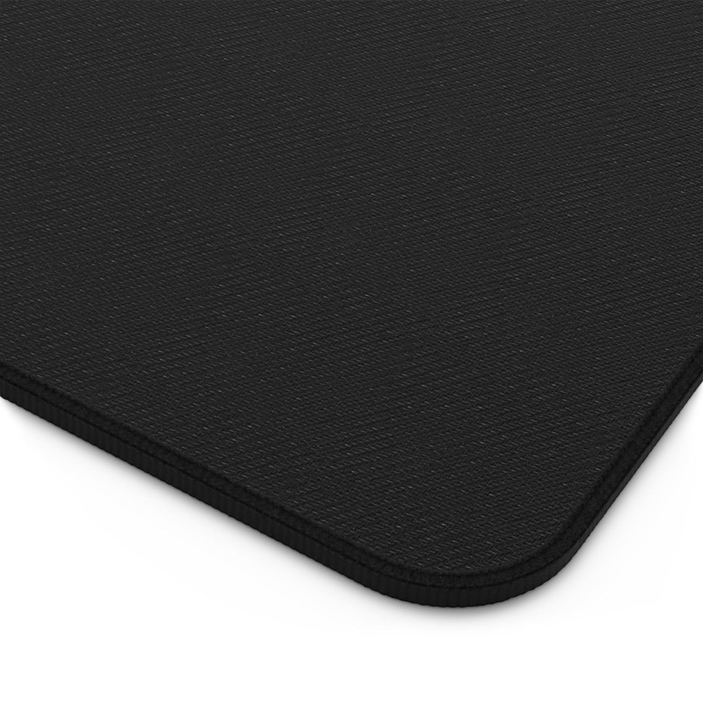 Ruff Part of Town rustic barn dog desk mat, 12" x 18" neoprene mouse pad with hemmed edges.