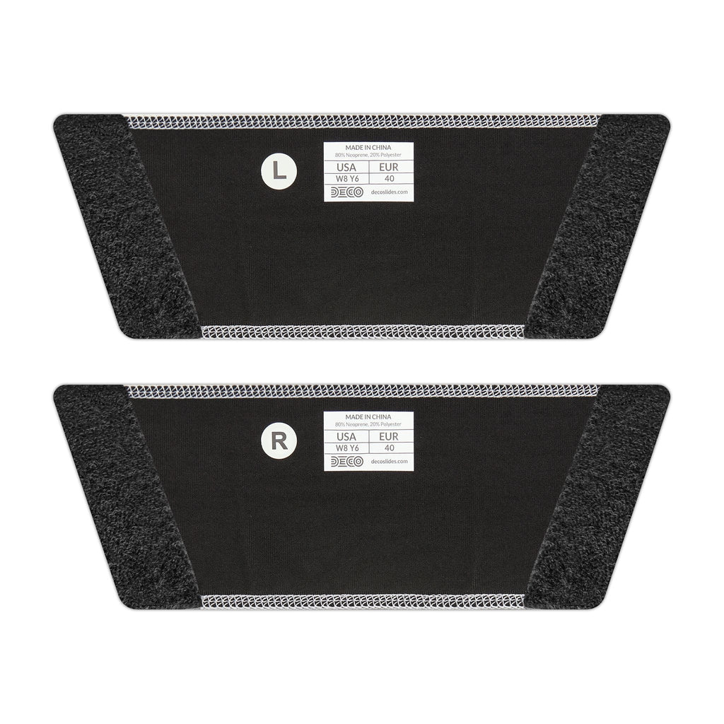 Ruff Part of Town black slide sandals with removable straps, size US 8/EUR 40.