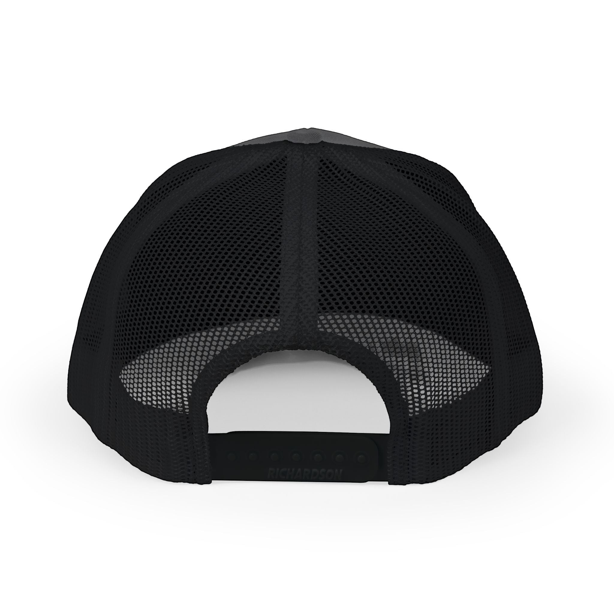 Ruff Part of Town black trucker cap with "WHERE UNDERDOGS BECOME LEGENDS" tagline. Features mesh back and adjustable snap closure.