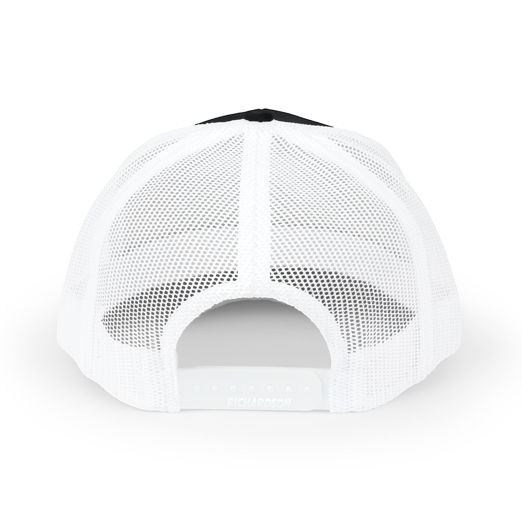 Ruff Part of Town black and white trucker cap with "WHERE UNDERDOGS BECOME LEGENDS" tagline and mesh back.