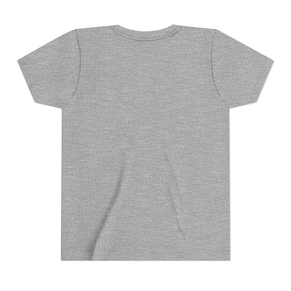Ruff Part of Town grey heather cotton short sleeve youth t-shirt with crew neck and retail fit.