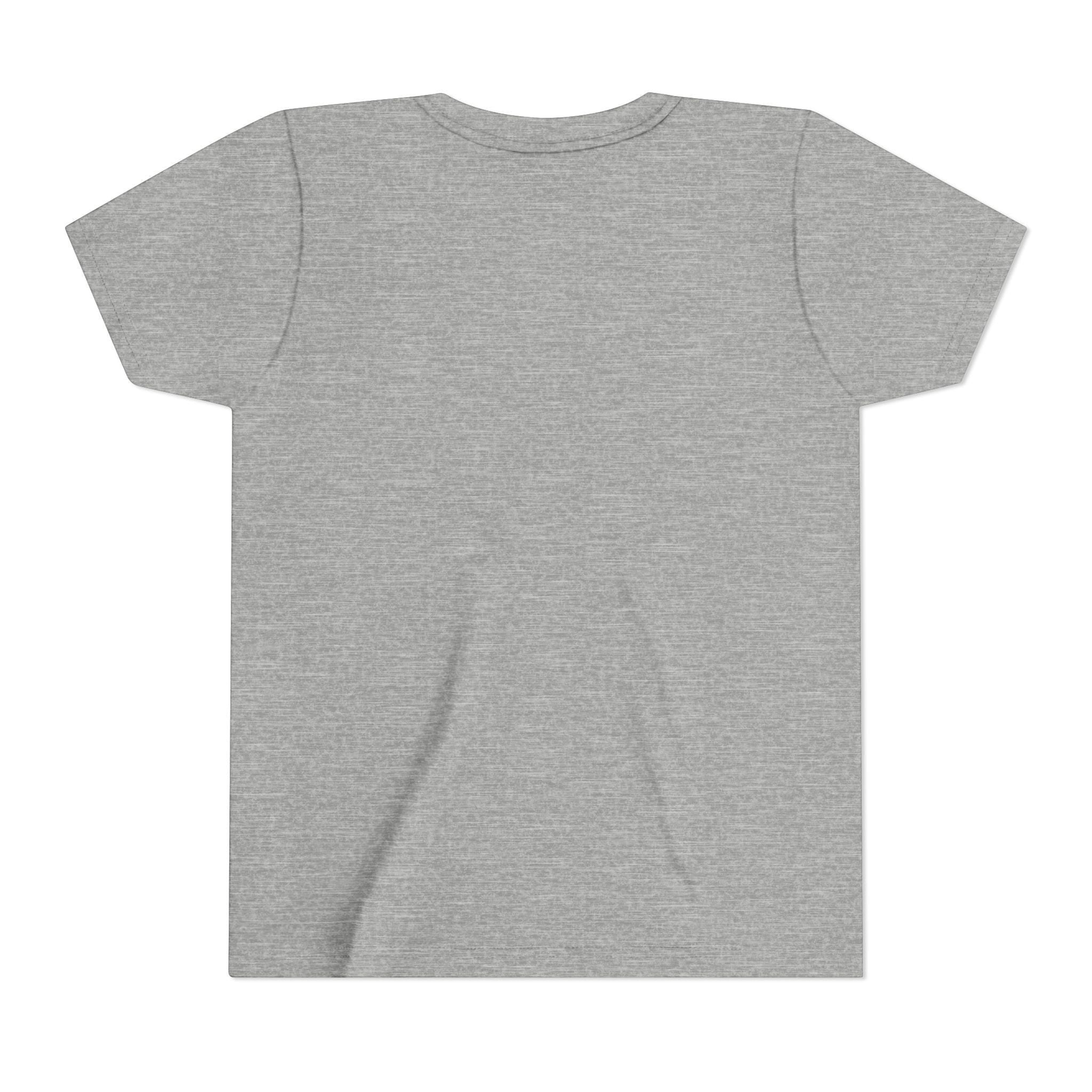 Ruff Part of Town grey heather cotton short sleeve youth t-shirt with crew neck and retail fit.