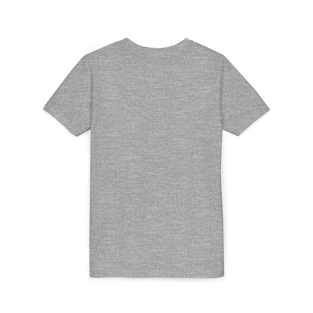 Ruff Part of Town heather grey short sleeve youth t-shirt with crew neck and retail fit.
